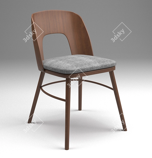 Antwerpen: Stylish and Comfortable Chair by DEEP HOUSE 3D model image 1