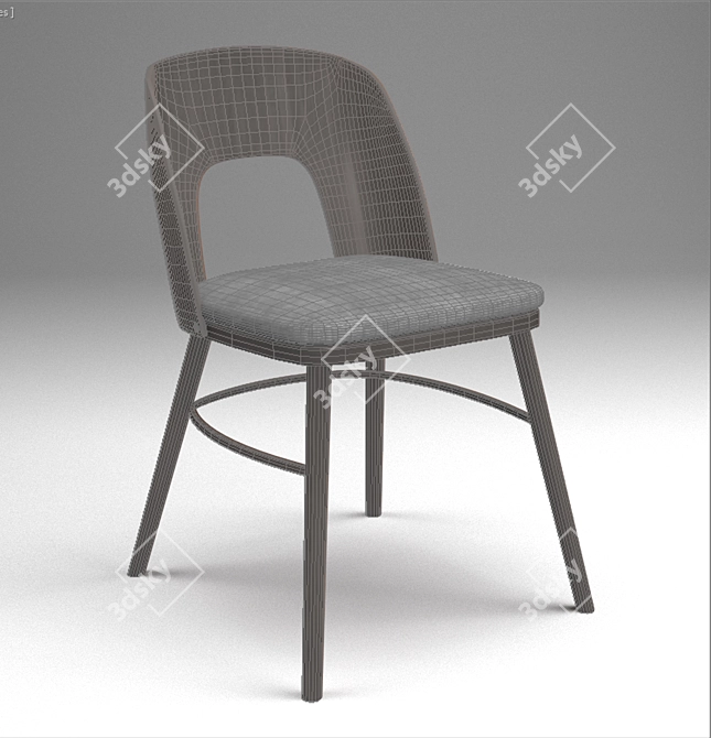 Antwerpen: Stylish and Comfortable Chair by DEEP HOUSE 3D model image 2