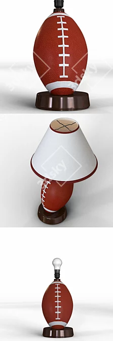 Kickoff Time 13.5" Table Lamp

Title: Sport-inspired Table Lamp 3D model image 2