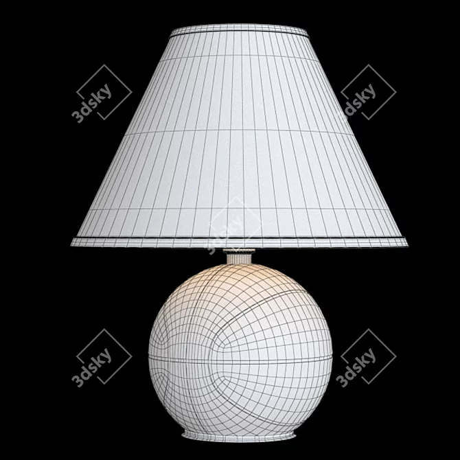 Slam Dunk 12" Hoop Lamp 3D model image 3