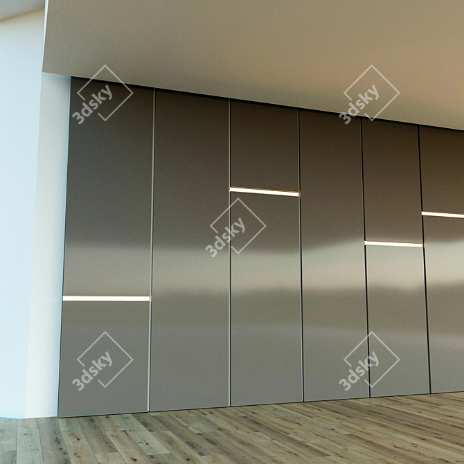 Illuminate your space with Decorative Wall 3D model image 3