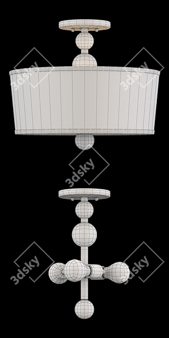 Hinkley Zelda Pendant Light 3D model image 3