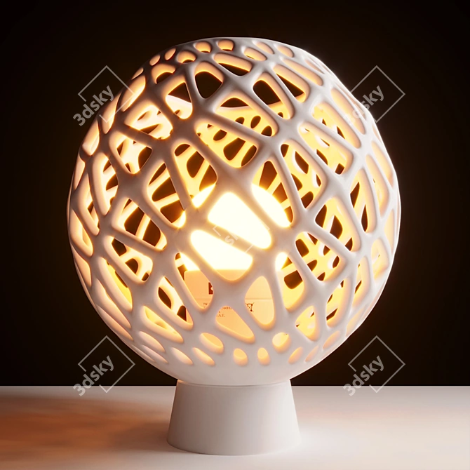 Modern Mesh Lamp 3D model image 1