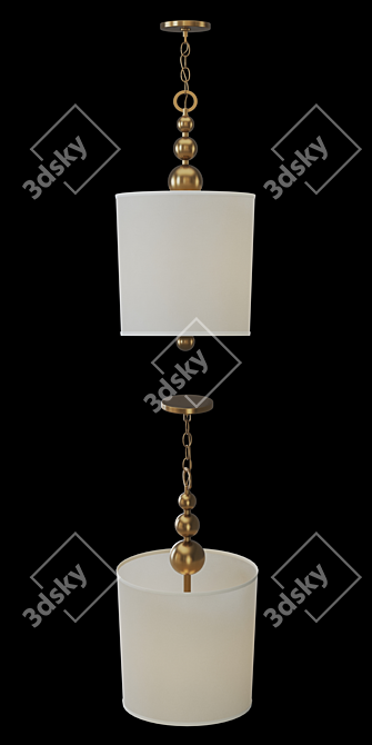 Hinkley Zelda Pendant Light 3D model image 2