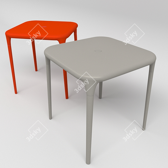 Sleek Air Table: The Perfect Blend of Style and Functionality 3D model image 1