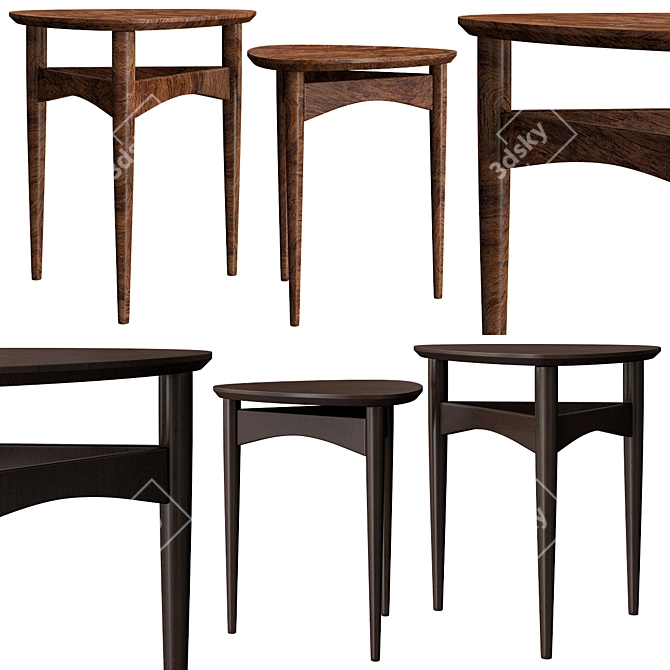 Versatile Poet Side Table 3D model image 1