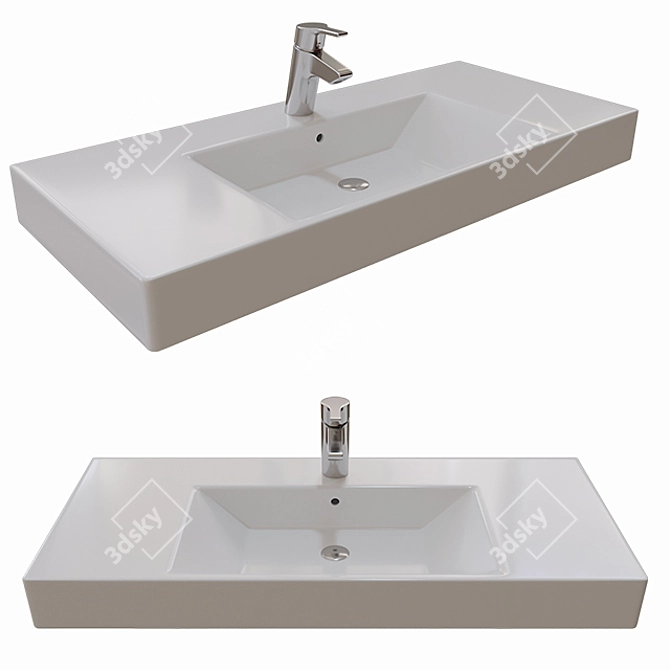 Strada - Modern, High-Quality 3D Bathroom Fixture 3D model image 1