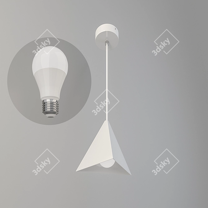 Luminex 7405 Pendant Lamp Set 3D model image 1