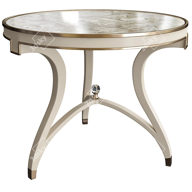 Feminine Side Accent Table 3D model image 1