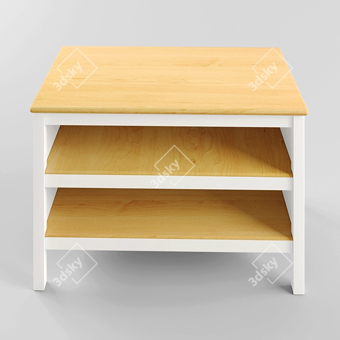 Versatile Kitchen Island Table 3D model image 1