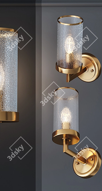 Kelly Wearstler LIAISON Brass Sconce 3D model image 2