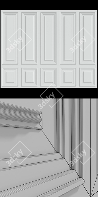 Leto Concerto 3D Wall Panels 3D model image 3