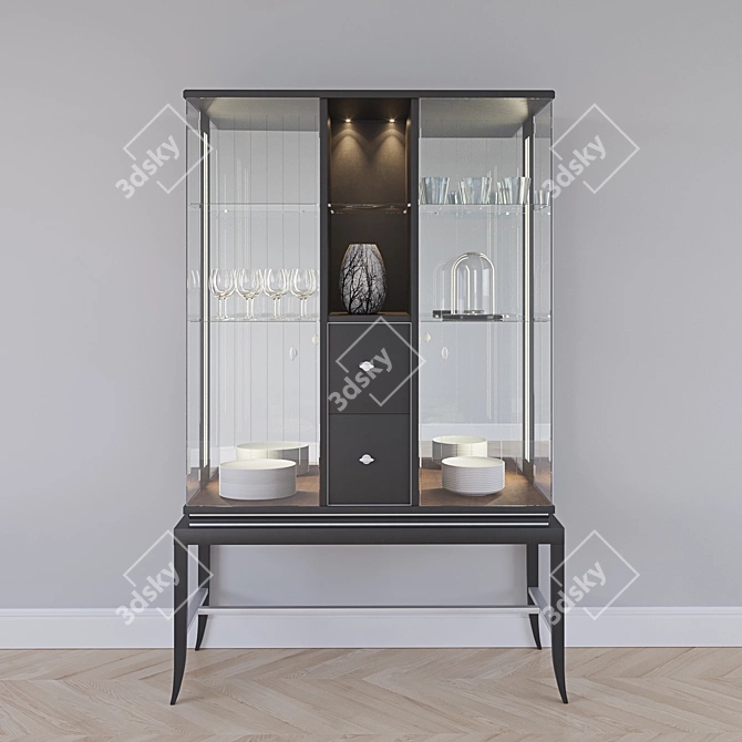 Elegant Relief Showcase 3D model image 1
