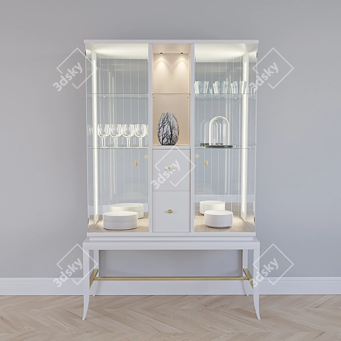 Elegant Relief Showcase 3D model image 2