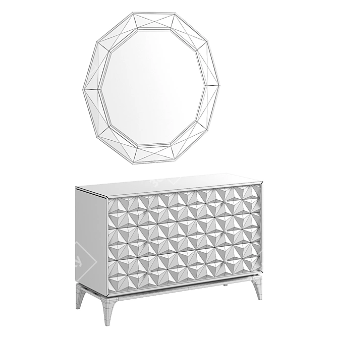 Lexington Broadway Chest of Drawers 3D model image 3