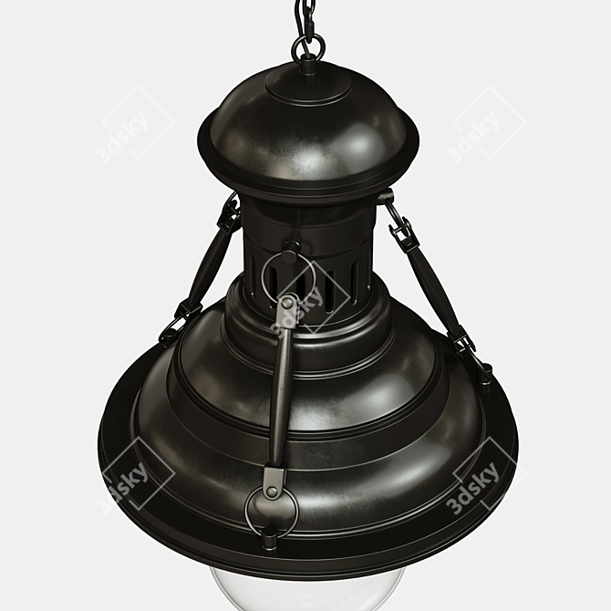 OML-91606-01: Phenomenal 400mm Diameter Pendant Light 3D model image 2