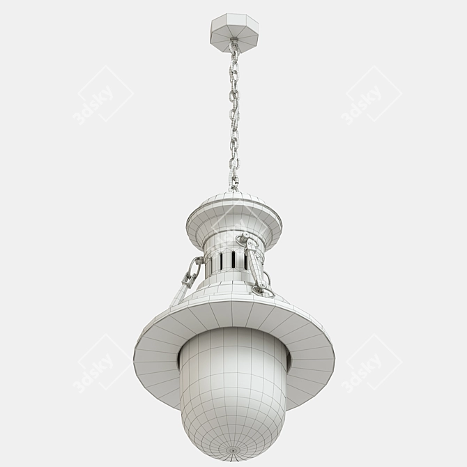 OML-91606-01: Phenomenal 400mm Diameter Pendant Light 3D model image 3