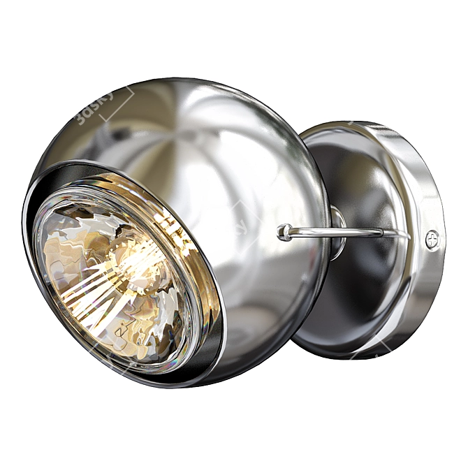 Sleek Steel Elegance: Fabbian Beluga 3D model image 1