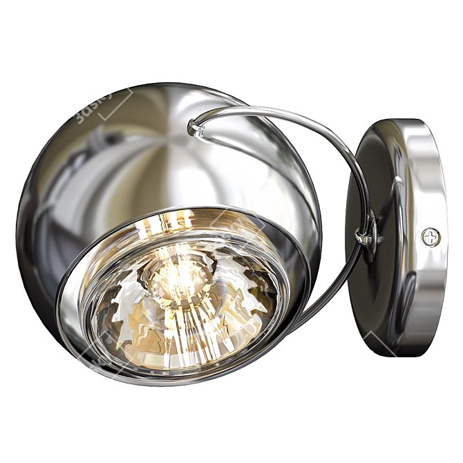 Sleek Steel Elegance: Fabbian Beluga 3D model image 2