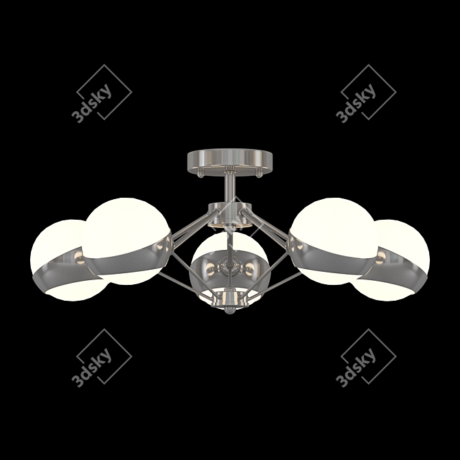 Freya Silvia Ceiling Light 3D model image 1