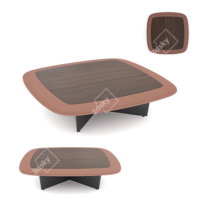 Modern Elegance: NEL Coffee Table 3D model image 1