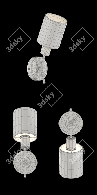 

Freya Vivian Wall Sconce - Elegant Lighting Fixture 3D model image 3