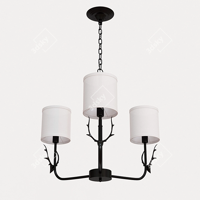 Elegant BOTIMI Chandelier - MD02470 3D model image 1