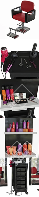 Ultimate Hair Stylist Toolkit 3D model image 2