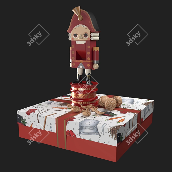 Musical Nutcracker on a Box 3D model image 1