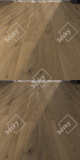 Stunning Parquet Floor Set 3D model image 2