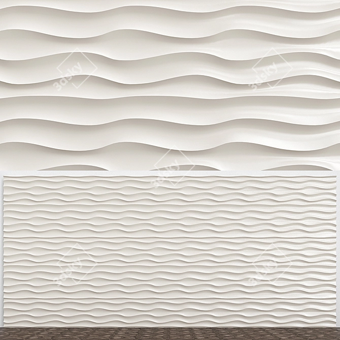Elegant Relief: Alivio Briz 3D Panels 3D model image 1