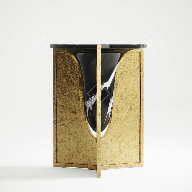 Baltoro Side Table: Elegant and Functional 3D model image 1