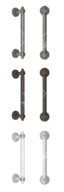 Title: Matador PULL CL Door Handle 3D model image 3