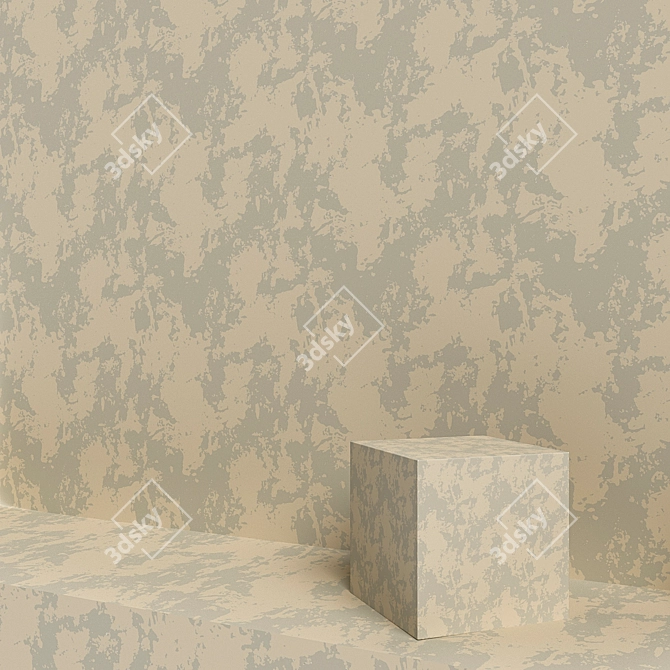 Vintage Decorative Plaster: Elegant & Timeless 3D model image 1