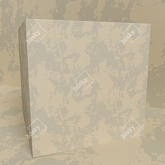 Vintage Decorative Plaster: Elegant & Timeless 3D model image 2
