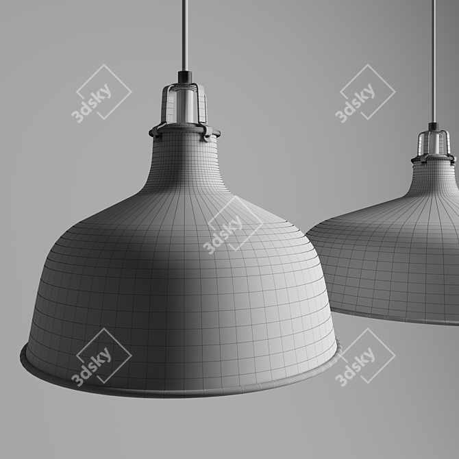 RANARP Pendant Light - White Shade 3D model image 3