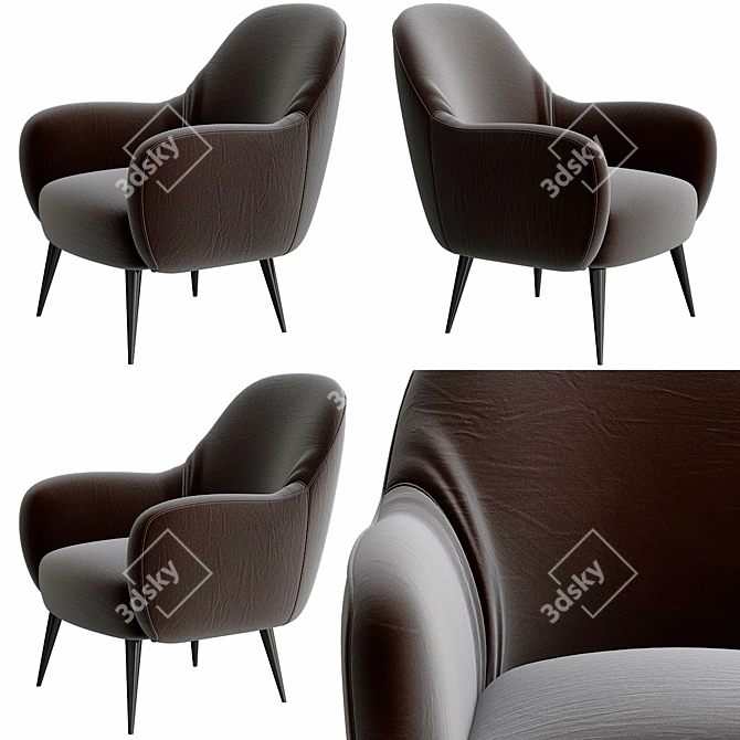 Cozy Nest 650 By Vibieffe 3D model image 1