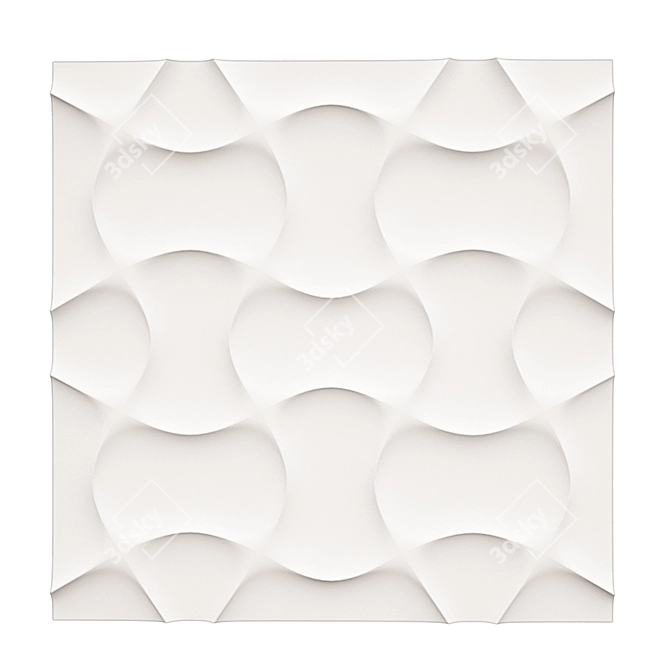 Versatile Wall Panel Puzzle 3D model image 1