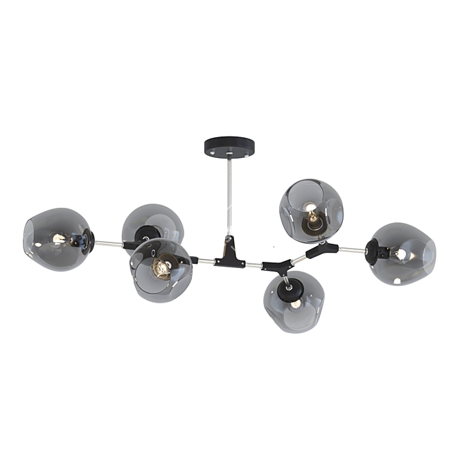 Freya Desi Ceiling Light FR5006CL-06B 3D model image 1