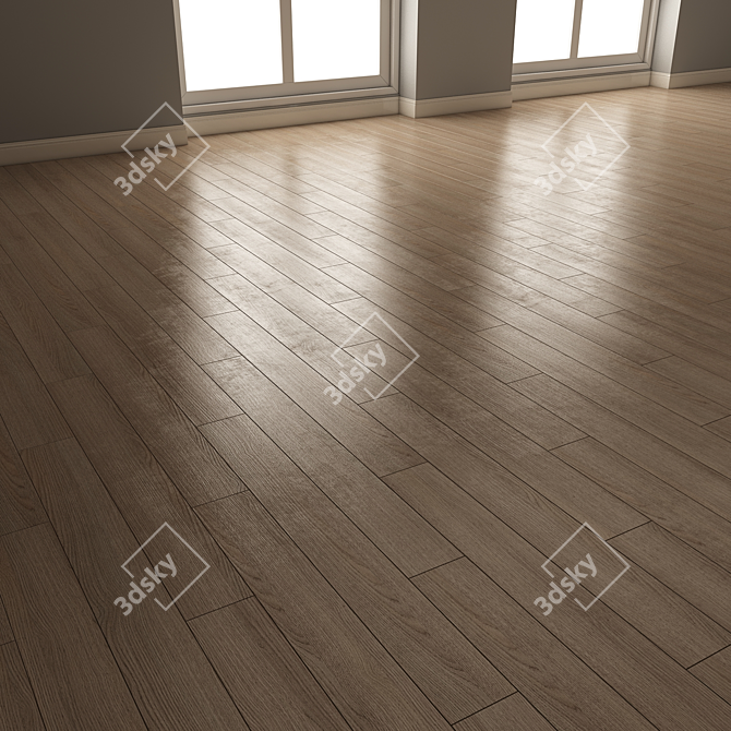 Sleek Modern Floor Design 3D model image 2