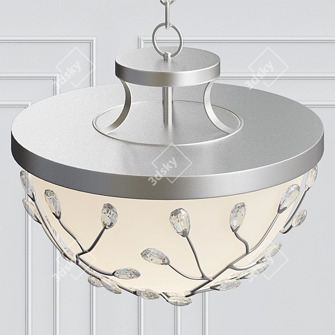 Adelia Chic Semi-Flush 3D model image 2