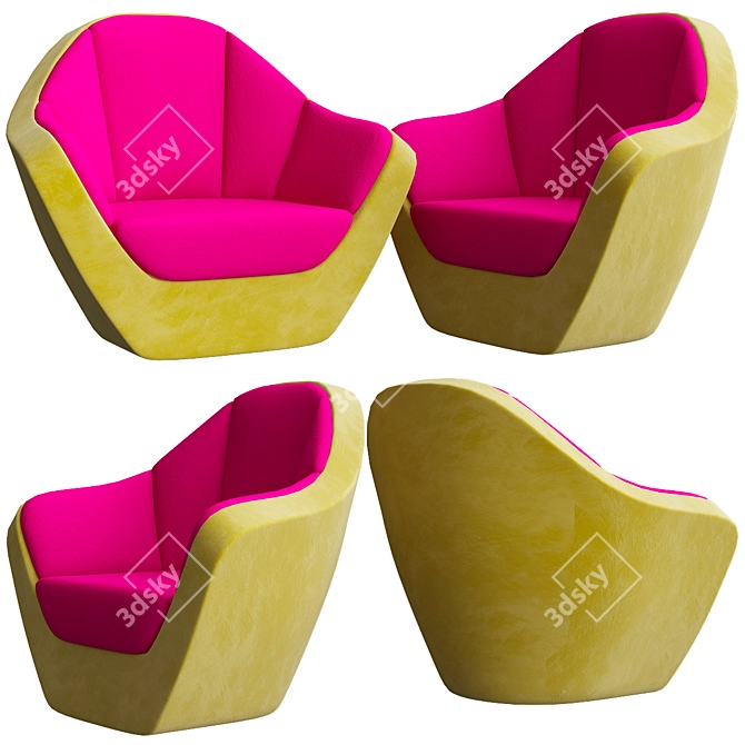 Ergo Lounge Chair 3D model image 1