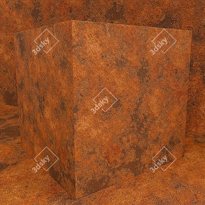 Vintage Rustic Decorative Plaster 3D model image 2