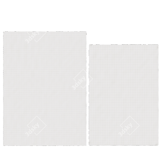 Lapis Matisse Blue Rug - Modern Elegance 3D model image 3