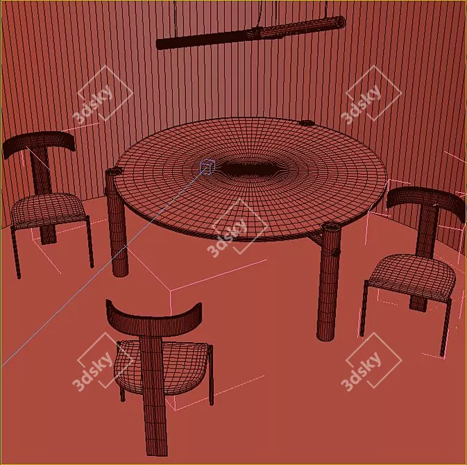 Effortlessly Chic Baxter Furniture 3D model image 3