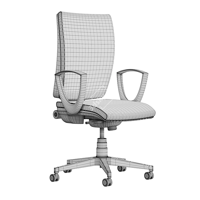 Ciak Quadrilateral Armchairs 3D model image 2