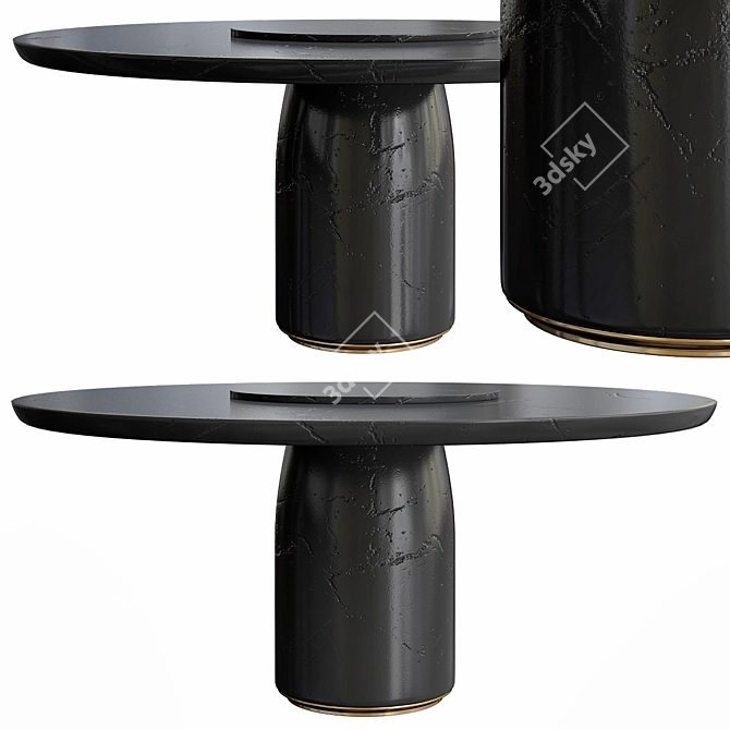 Chic BULÈ Table by Chiara Andreatti 3D model image 1