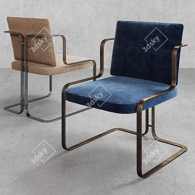 MSE S2 Murena 01: Stylish Stool for Modern Spaces 3D model image 1