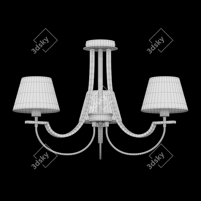 Freya Felisa Modern Crystal Chandelier 3D model image 2