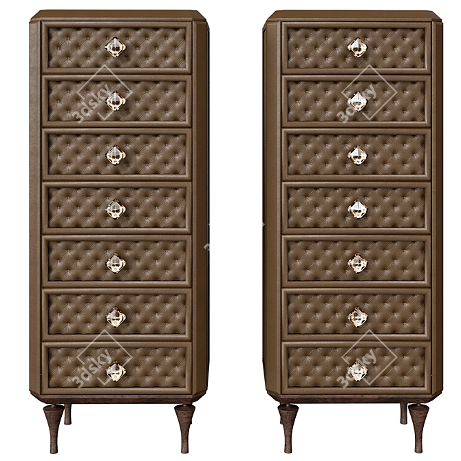 Luxury Bellagio Home Dresser 3D model image 2